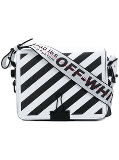 текстурированная сумка на плечо в полоску Off-White