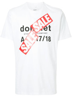 футболка с принтом Doublet