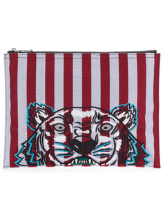 клатч в полоску Tiger  Kenzo