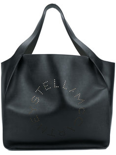 сумка-тоут с перфорированным логотипом Stella McCartney