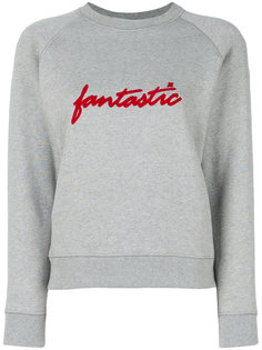 Fantastic slogan sweatshirt Alexa Chung