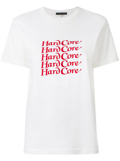 Hardcore slogan T-shirt Alexa Chung