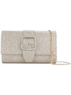 buckled glitter shoulder bag Casadei