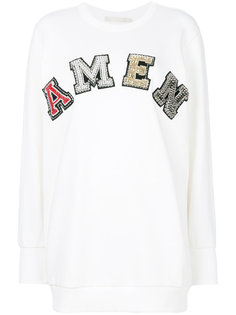 свитер с логотипом Amen