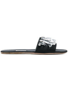 embellished sandals Miu Miu