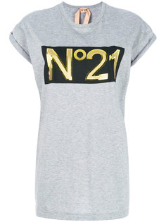 длинная футболка с логотипом  Nº21