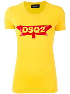 футболка с принтом-логотипом Dsquared2