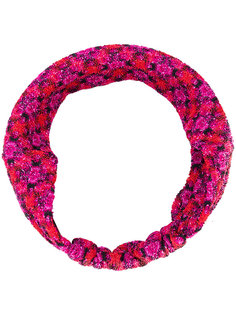 knitted patterned headband Missoni