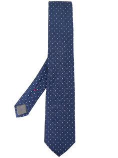 polka dot embroidered tie Delloglio Delloglio