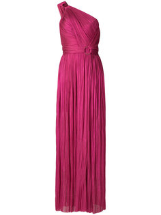pleated one shoulder gown  Maria Lucia Hohan