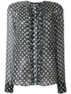 ruffle front blouse Haider Ackermann