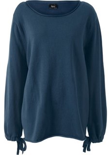 Пуловер вязаный (темно-синий) Bonprix