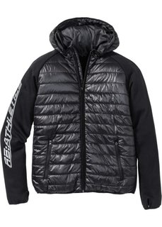 Функциональная спортивная куртка Regular Fit (черный/черный) Bonprix