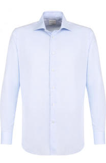 Хлопковая сорочка с воротником акула Bagutta