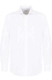 Хлопковая сорочка с воротником акула Bagutta