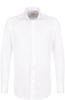 Хлопковая сорочка с воротником акула Bagutta