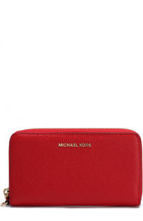 Кожаное портмоне с отделением для смартфона MICHAEL Michael Kors