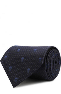 Шелковый галстук Alexander McQueen