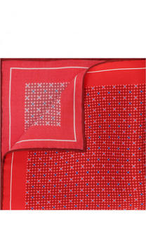 Шелковый платок с узором Canali