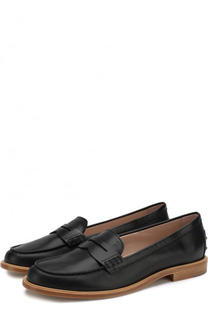Кожаные пенни-лоферы с перемычкой Tod’s
