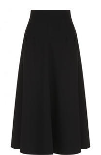 Однотонная юбка-миди Elizabeth and James