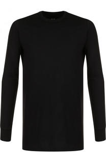 Однотонный хлопковый лонгслив Rick Owens
