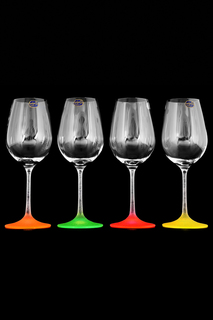 Набор бокалов для вина 4 шт. BOHEMIA CRYSTAL