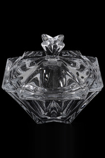 Конфетница с крышкой 22 см Crystalite Bohemia