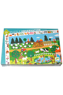 Пазл и игра Ферма Djeco