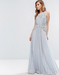 Платье макси с отделкой New Look Premium - Серый