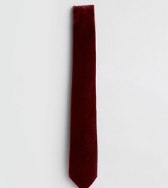 Бархатный галстук Noose & Monkey - Красный