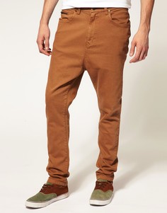 Зауженные джинсы-морковки ASOS - Рыжий