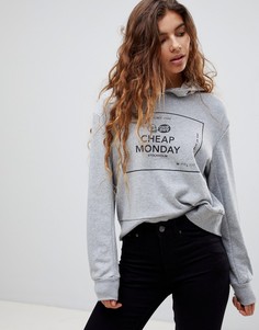 Худи с логотипом Cheap Monday Attract - Серый