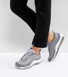 Серые бархатные кроссовки Nike Air Max 97 Ultra 17 - Серый