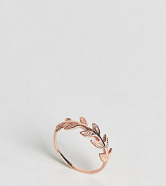 Кольцо с покрытием розовым золотом Kingsley Ryan - Золотой