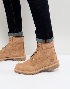 Ботинки с резной отделкой Timberland - Рыжий