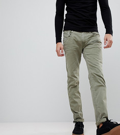 Узкие джинсы слим цвета хаки Replay - Зеленый