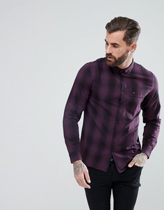 Рубашка на пуговицах Lee - Фиолетовый
