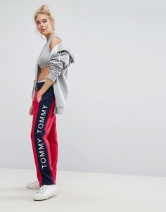 Спортивные штаны с логотипом Tommy Jeans - Красный