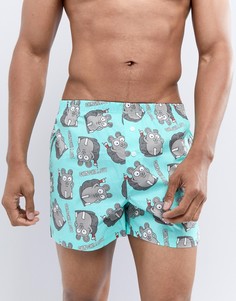 Тканые боксеры с принтом ASOS - Мульти