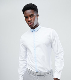 Приталенная рубашка с контрастной планкой Noak - Мульти