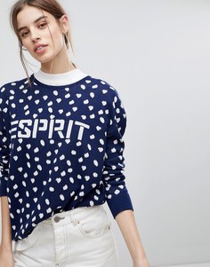 Джемпер в горошек Esprit - Мульти