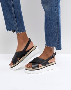 Сандалии на платформе ASOS TYSON - Черный