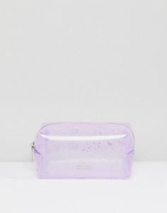 Сиреневая косметичка с блестками Skinnydip - Фиолетовый