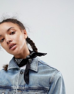 Бандана с принтом пейсли ASOS - Черный