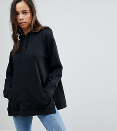 Худи с разрезами ASOS PETITE - Черный