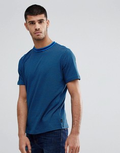 Темно-синяя футболка в полоску PS Paul Smith - Темно-синий