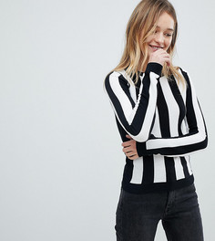 Джемпер в полоску Monki - Черный