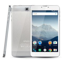 Планшет Ginzzu GT-7205 Silver (Spreadtrum SC7731G 1.3 GHz/1024Mb/8Gb/GPS/3G/Wi-Fi/Bluetooth/Cam/7.0/1280x800/Android)