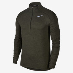 Мужская беговая футболка с длинным рукавом и молнией до середины груди Nike Dri-FIT Element